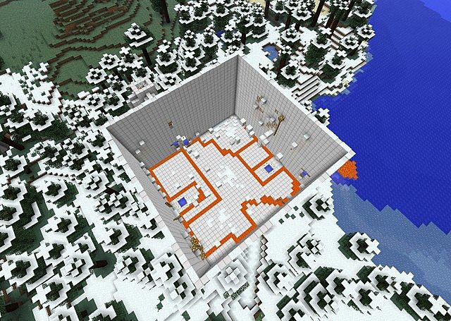 Карта новый год для minecraft 1710 Карта новый год для minecraft 1710