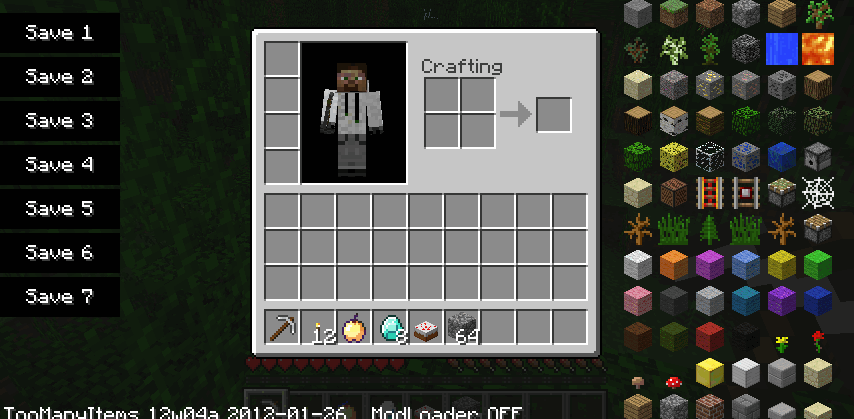Toomanyitems для minecraft 1.5.2