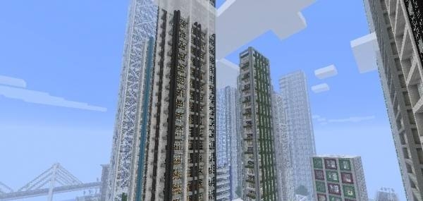 Красивый город: карта для minecraft 1.5.2