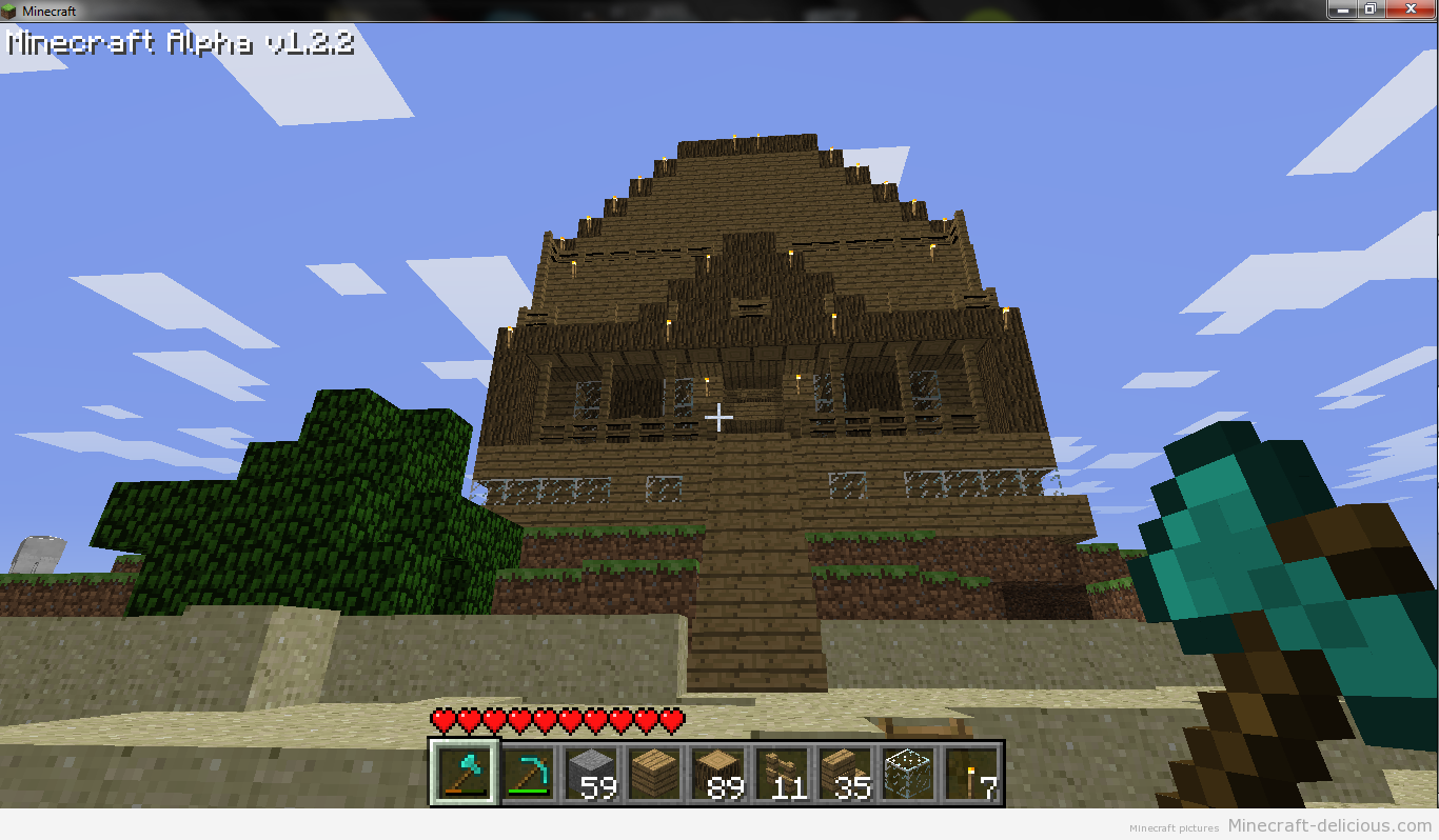 Стандартные разновидности домов в Minecraft